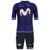 Fietskleding (Fietsshirt + Korte Koersbroek) 2023 Movistar Team - Blauw